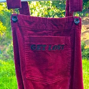 “Get Lost” Overall Dress